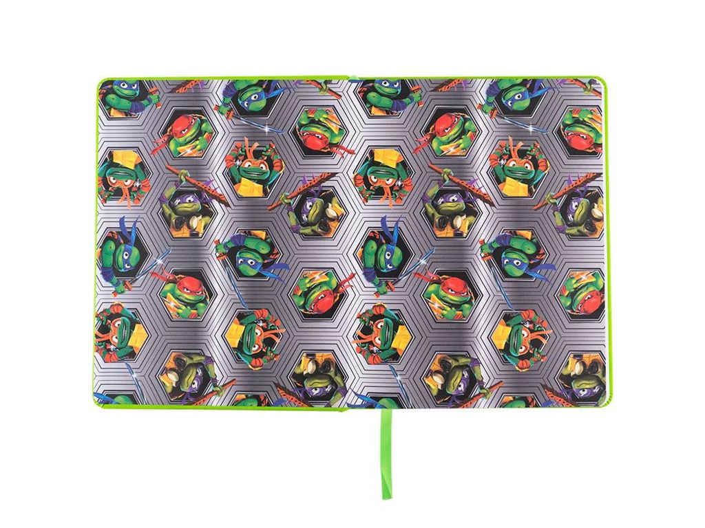 Щоденник шкільний у твердій обкладинці PU, TMNT Mutant Mayhem, Kite