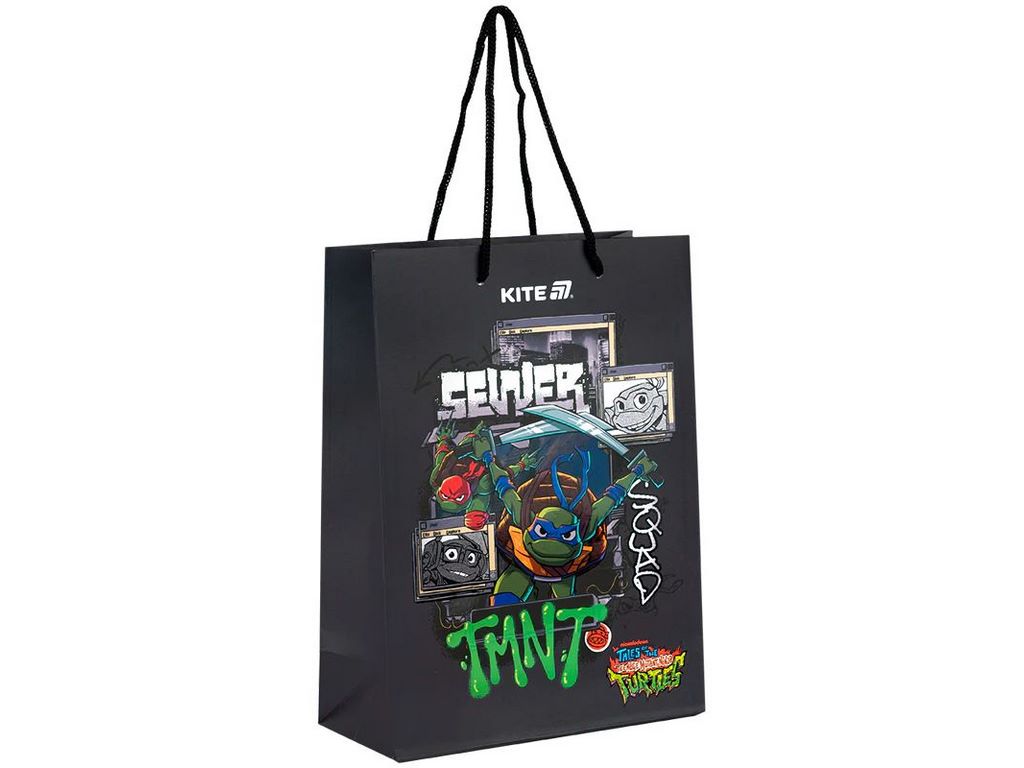 Пакет паперовий подарунковий, 18х24см, TMNT Tales of the TMNT, Kite