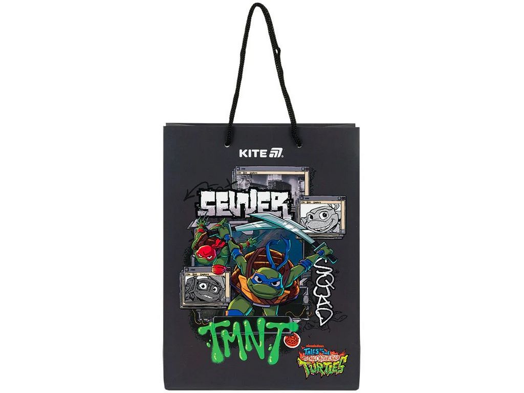 Пакет паперовий подарунковий, 18х24см, TMNT Tales of the TMNT, Kite