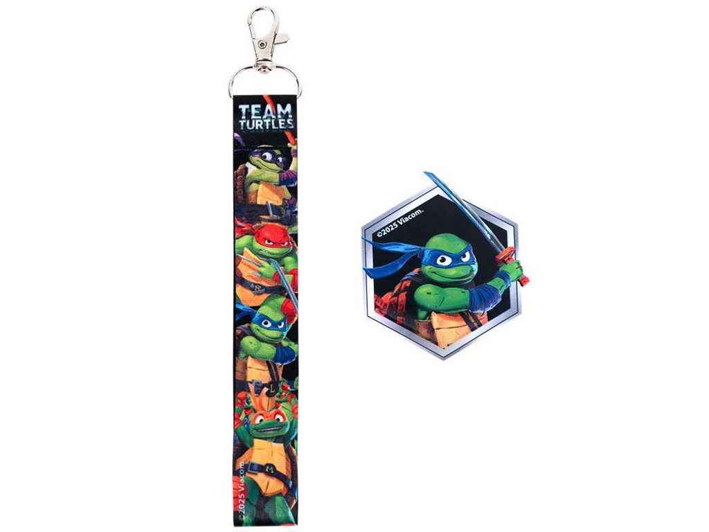 Набір бейдж на липучці та підвіска, 2 штуки, TMNT Mutant Mayhem, Kite