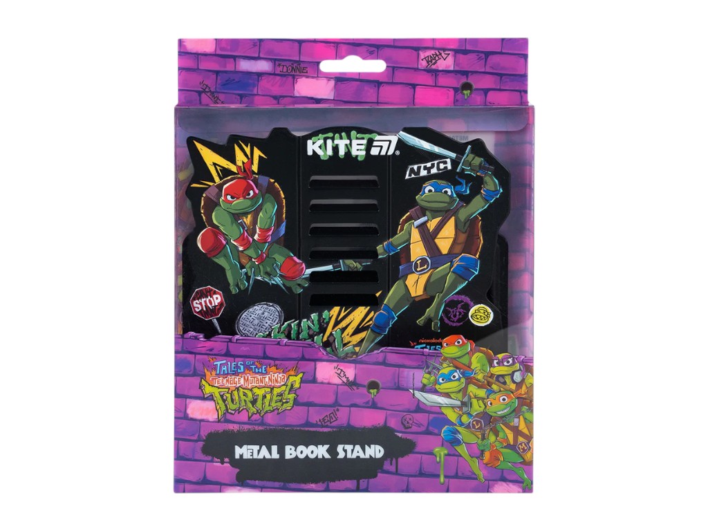Підставка для книг регульована Ninja Turtles металева, Kite