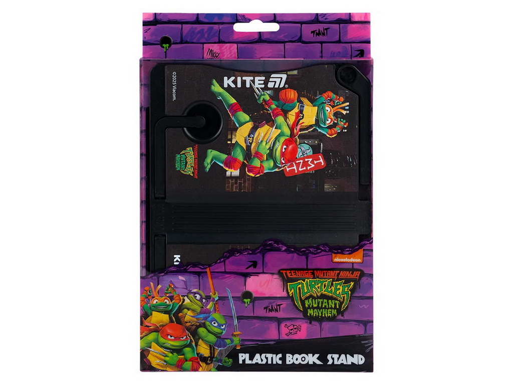 Підставка для книг пластикова TMNT Mutant Mayhem, Kite