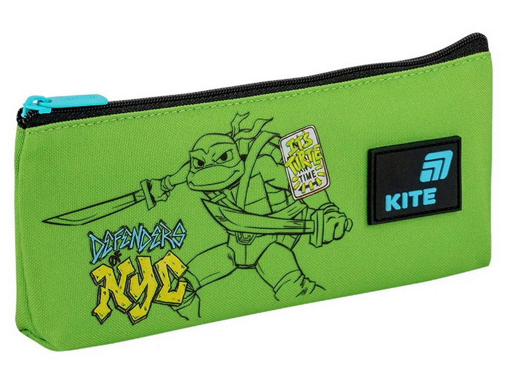 Пенал шкільний на 1 відділення Kite Ninja Turtles NT26-680