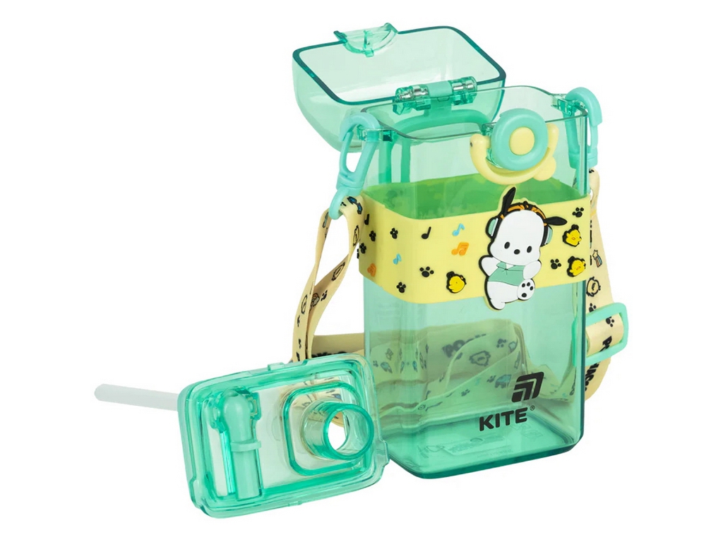 Бутылочка для воды с ремешком Kite Pochacco PC26-1203, 500 мл
