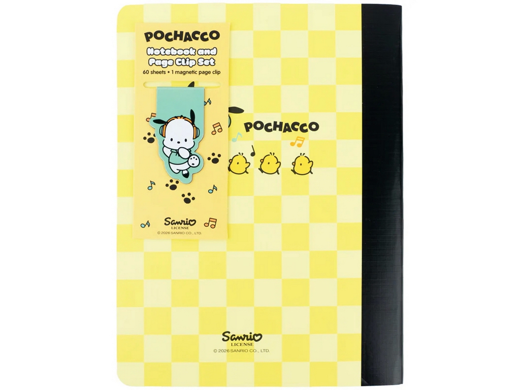 Блокнот А5 с магнитной закладкой Pochacco Kite PC26-192, ячейка, 60 листов