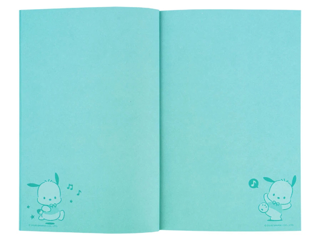 Блокнот А5 Pochacco Kite PC26-193, цветные листы, 64 листа