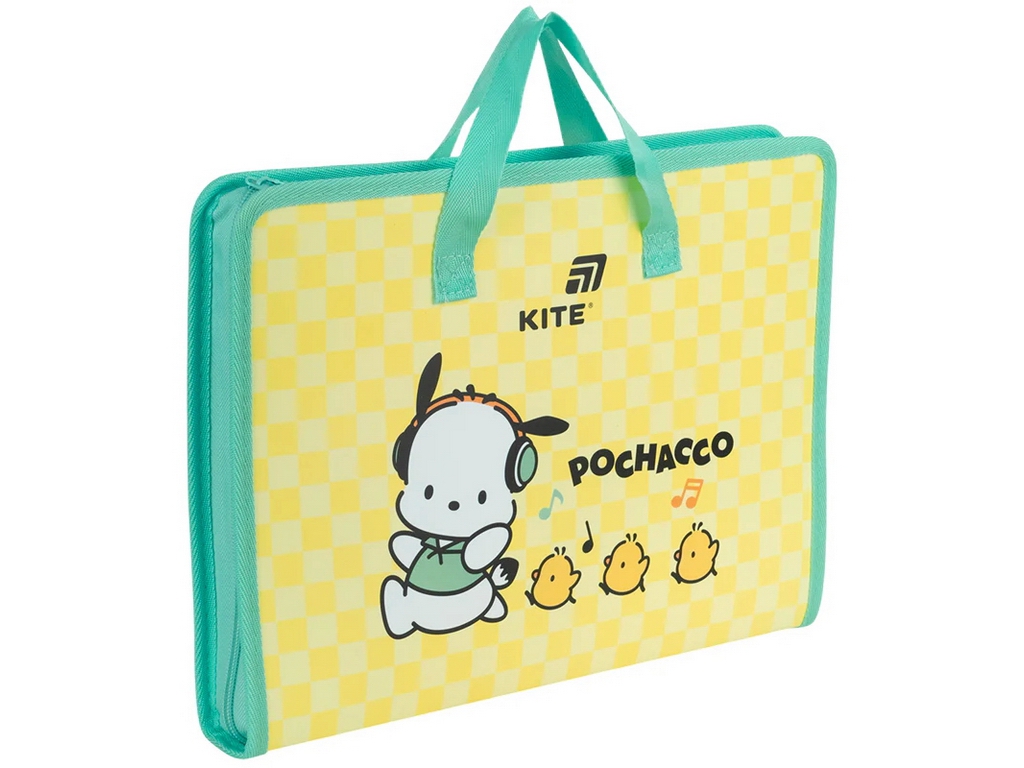 Папка-портфель на блискавці Pochacco, А4, 1 відділення, Kite