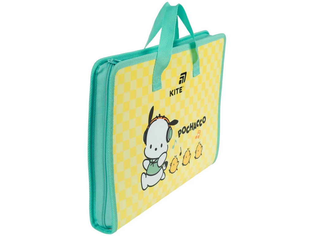 Папка-портфель на блискавці Pochacco, А4, 1 відділення, Kite
