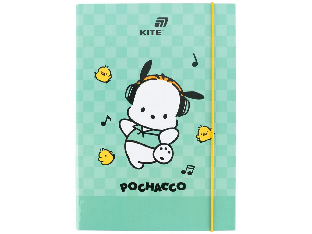 Папка В5 для зошитів на гумці Kite Pochacco PC26-210, картон