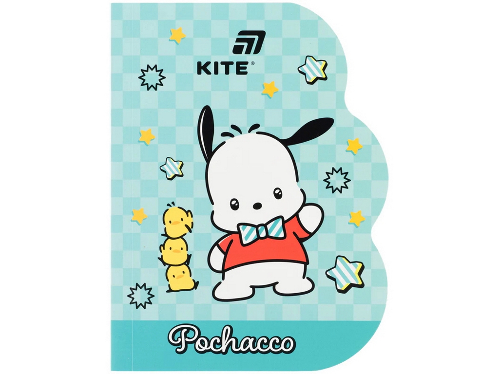 Блокнот вырубка, клей, 60 листов, А6 Pochacco, Kite PC26-223