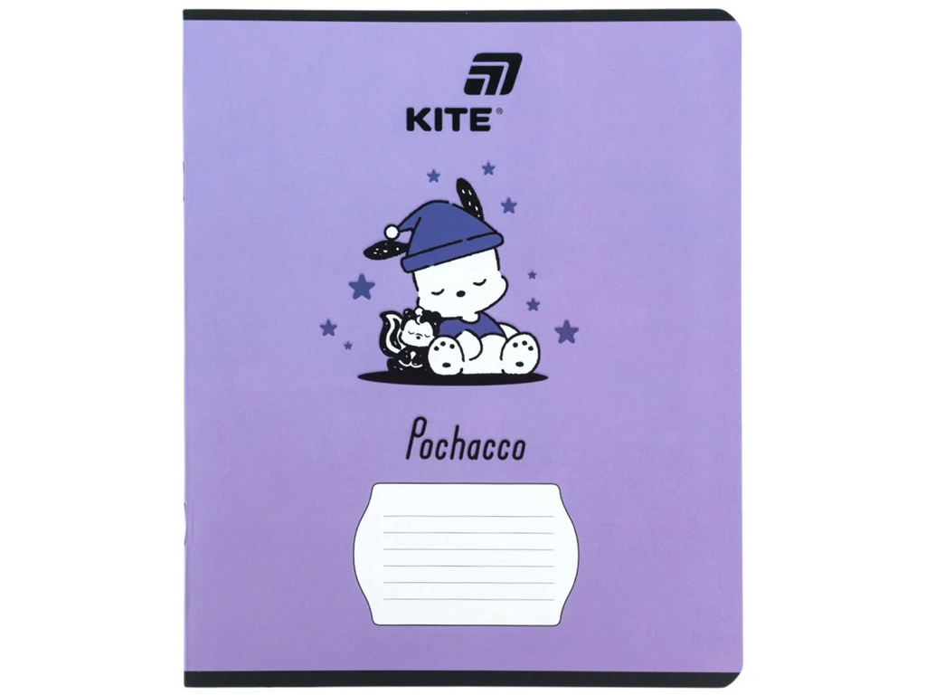 Зошит у кілітинку Pochacco Kite PC26-232, 12 аркушів, мікс видів, ціна за 1 шт