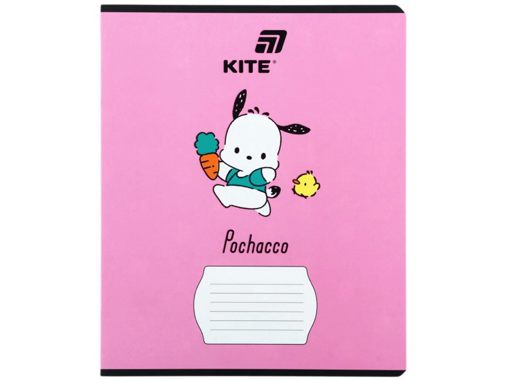 Зошит у кілітинку Pochacco Kite PC26-232, 12 аркушів, мікс видів, ціна за 1 шт