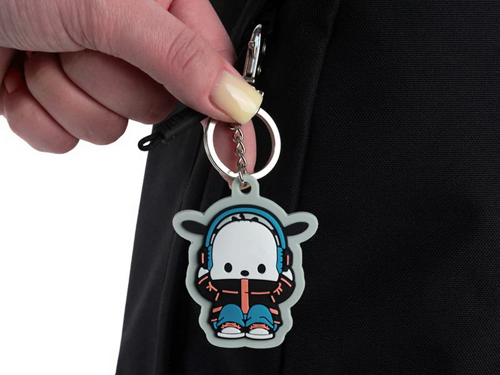 Брелок-підвіска Pochacco, 6 см, з металевим карабіном, Kite
