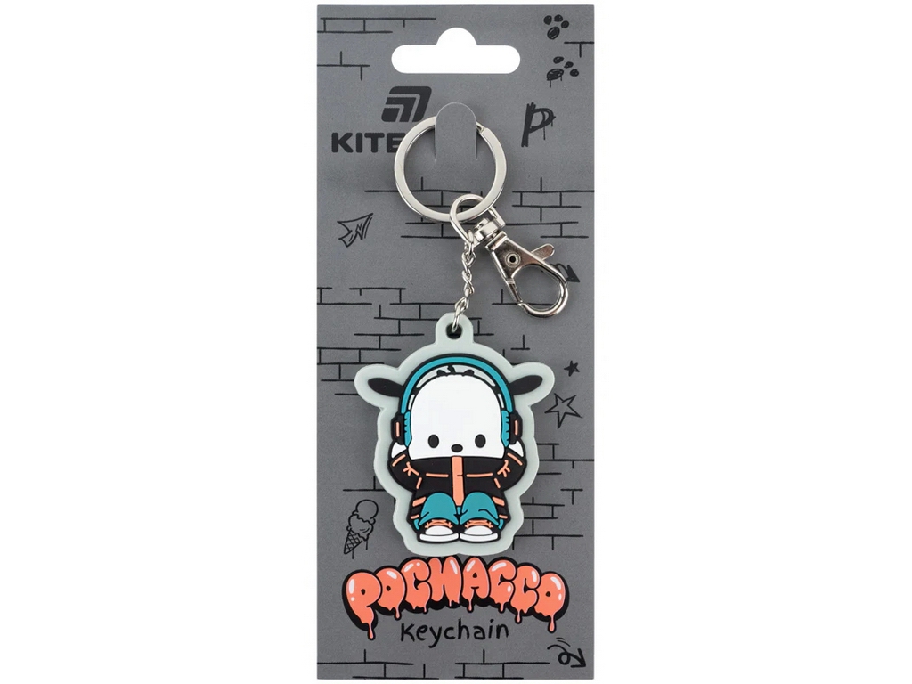Брелок-підвіска Pochacco, 6 см, з металевим карабіном, Kite