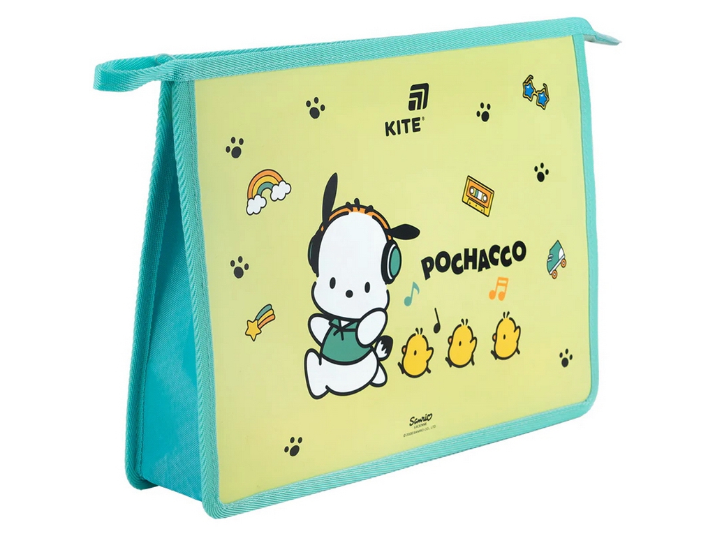 Папка на блискавці Pochacco, формат А4+, з розширенням 6 см, Kite