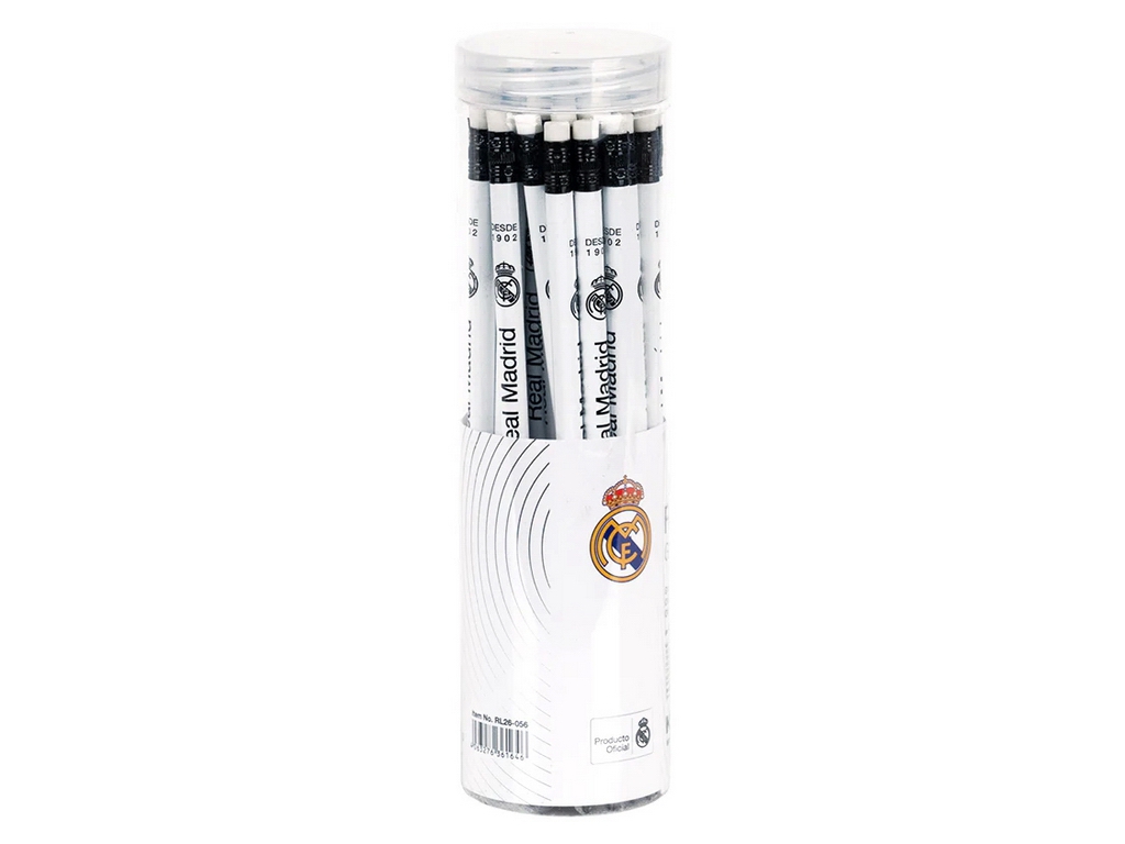 Олівець графітний з гумкою Kite Real Madrid, HB, 2,2 мм, 189 мм