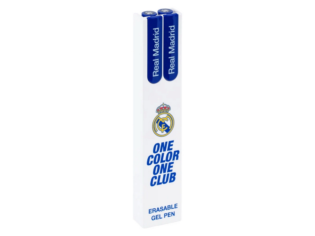 Набір гелевих ручок «пиши-стирай» Kite Real Madrid, сині, 2 шт