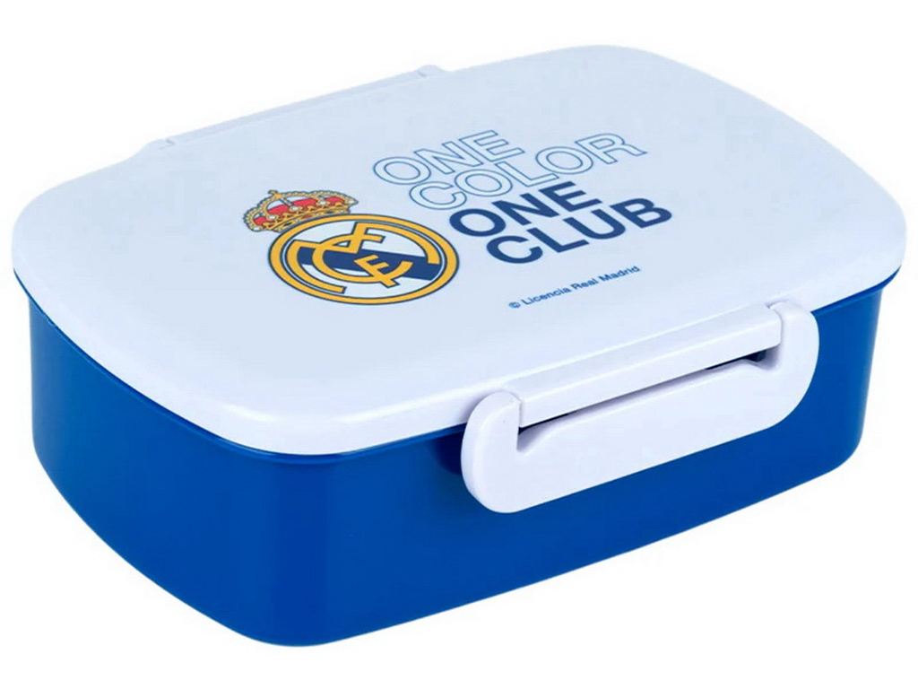 Ланчбокс з мініконтейнером та столовими приладами Kite FC Real Madrid RL26-163-2, 750мл
