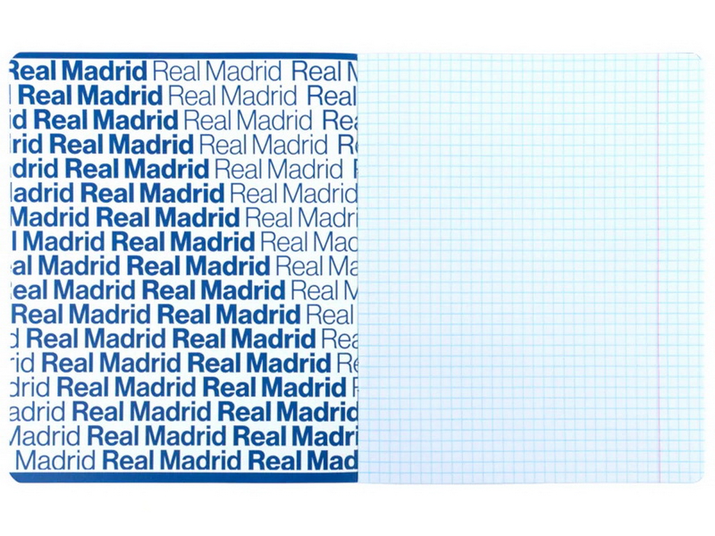 Зошит у кілітинку FC Real Madrid Kite RL26-232, 12 аркушів, мікс видів, ціна за 1шт