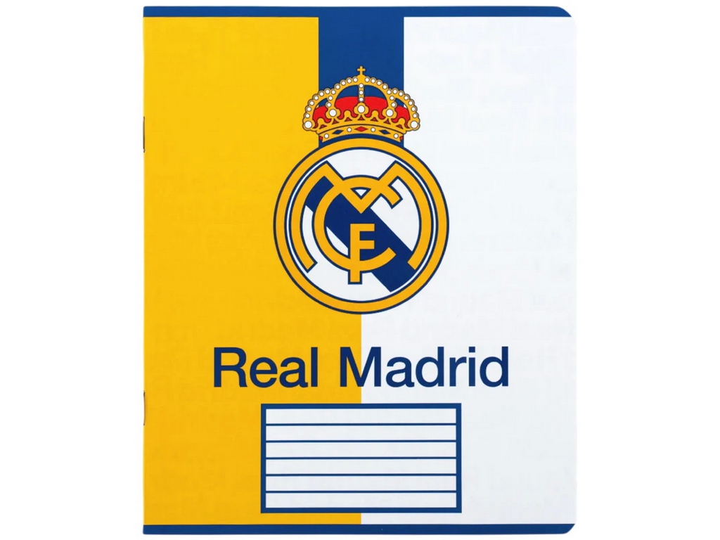 Зошит у кілітинку FC Real Madrid Kite RL26-232, 12 аркушів, мікс видів, ціна за 1шт