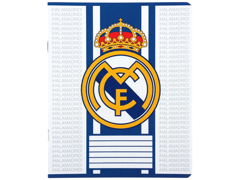 Зошит у кілітинку FC Real Madrid Kite RL26-232, 12 аркушів, мікс видів, ціна за 1шт