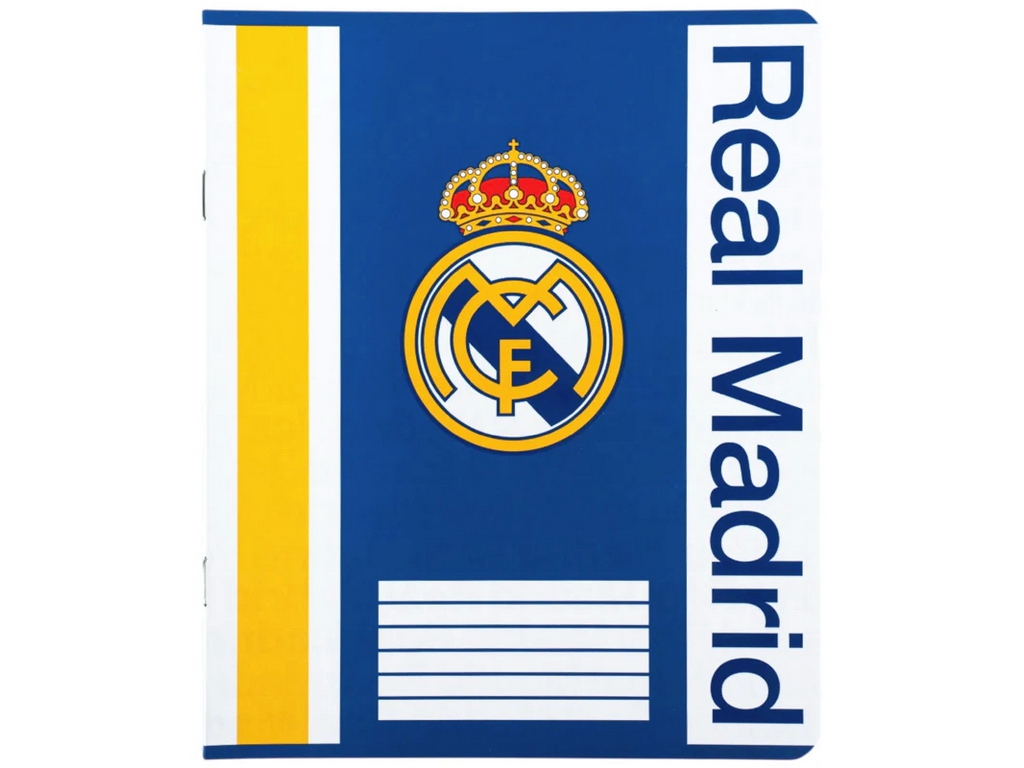 Зошит у кілітинку FC Real Madrid Kite RL26-232, 12 аркушів, мікс видів, ціна за 1шт