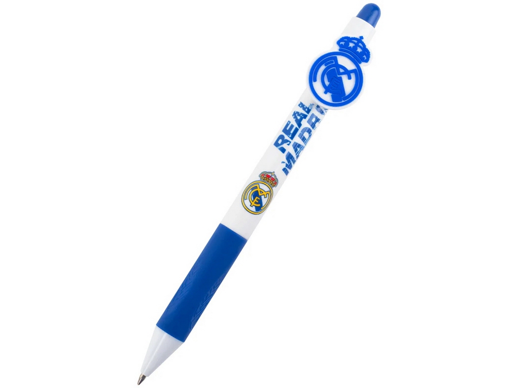Ручка кулькова автоматична Real Madrid, 0,5 мм, синє чорнило, 2 види (ціна за 1шт), Kite