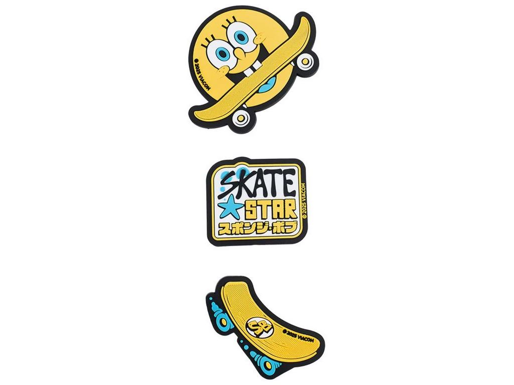 Набор бейджей на липучке, 3 штуки, SpongeBob SquarePants, Kite