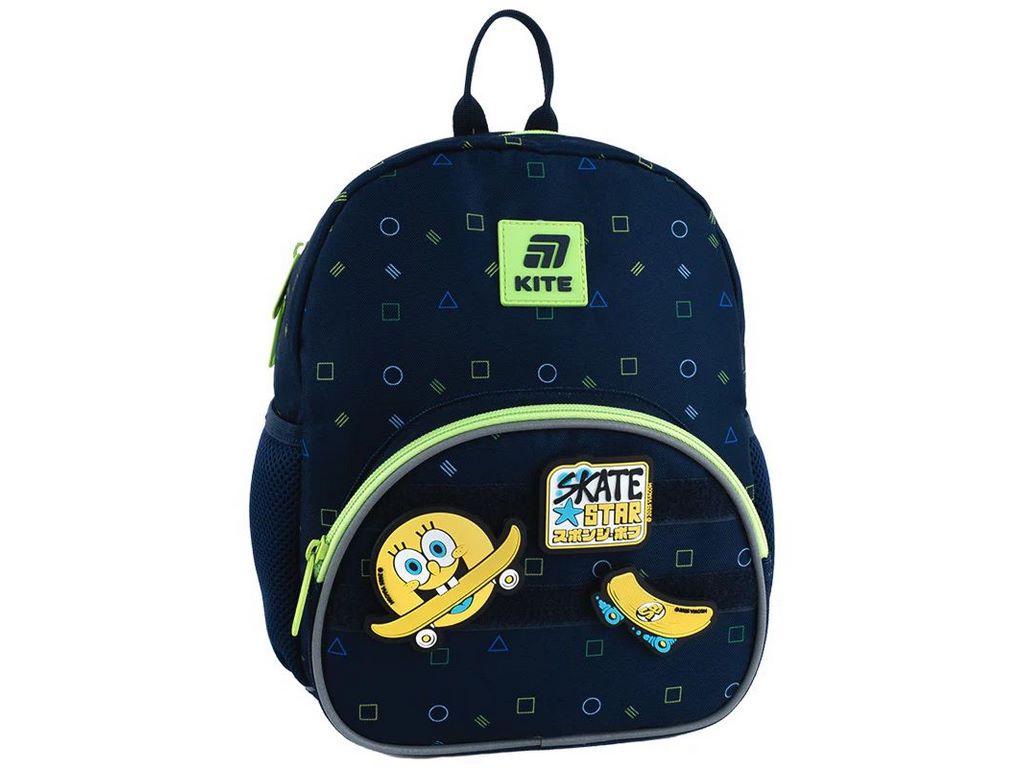 Набор бейджей на липучке, 3 штуки, SpongeBob SquarePants, Kite
