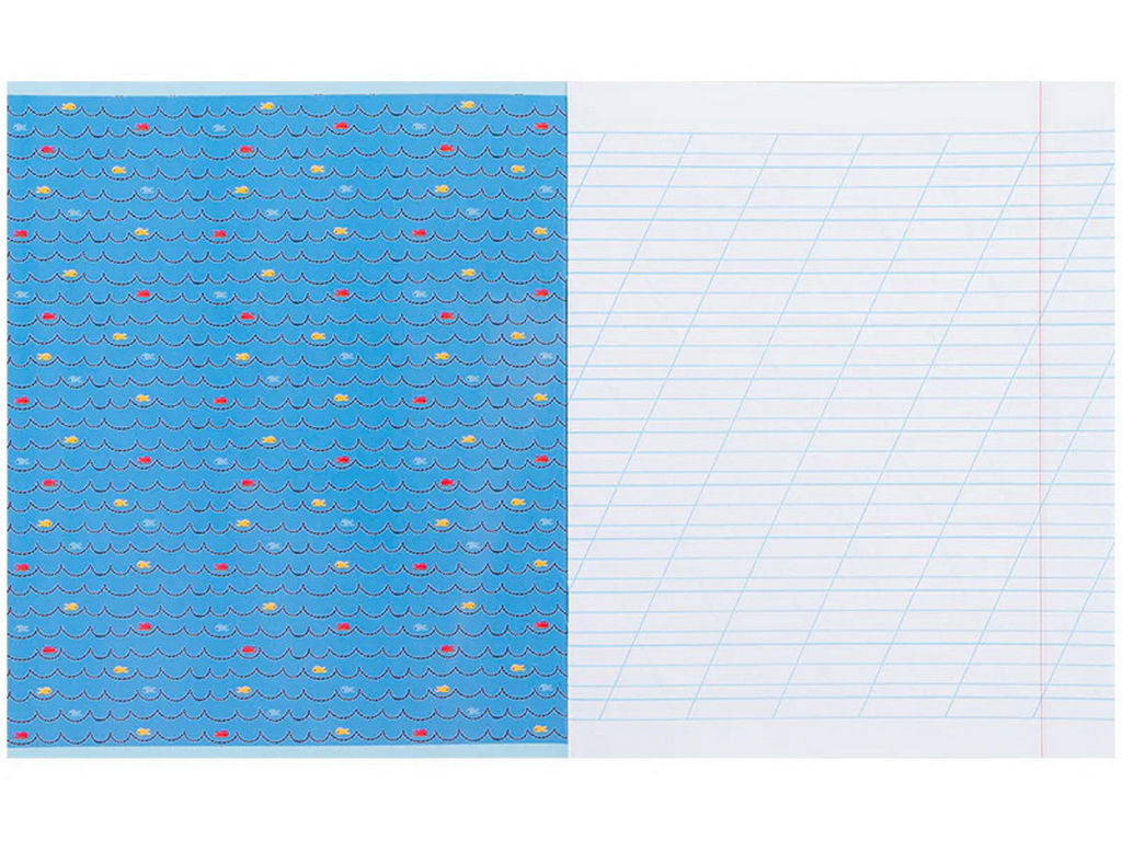 Зошит у косу лінію PetsongeBob SquarePants Kite SB26, 12 аркушів, мікс видів, ціна за 1шт