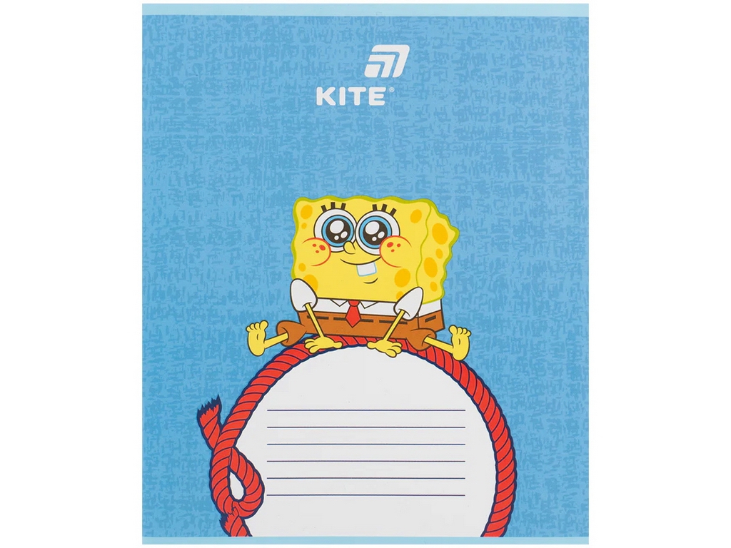 Зошит у косу лінію PetsongeBob SquarePants Kite SB26, 12 аркушів, мікс видів, ціна за 1шт