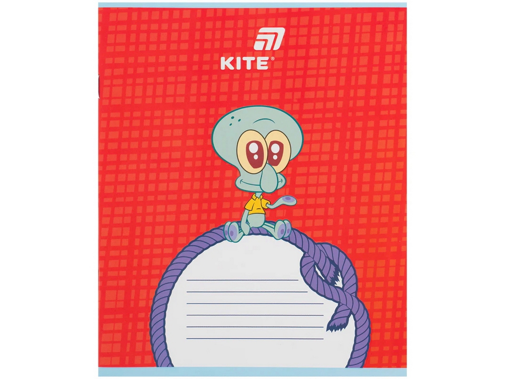 Зошит у косу лінію PetsongeBob SquarePants Kite SB26, 12 аркушів, мікс видів, ціна за 1шт