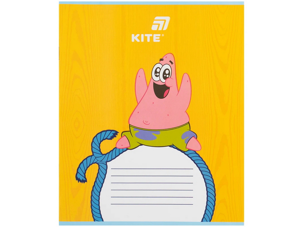Зошит у косу лінію PetsongeBob SquarePants Kite SB26, 12 аркушів, мікс видів, ціна за 1шт