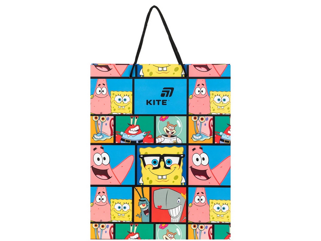 Пакет паперовий подарунковий Kite SpongeBob SB26-266, 26×32 см