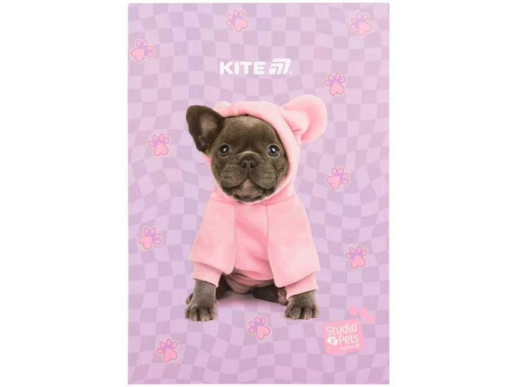 Блокнот-планшет в клетку A5, 50 листов, Studio Pets, Kite