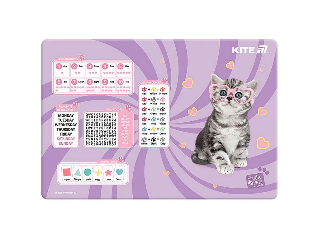 Підкладка настільна Studio Pets 42,5x29см, Kite