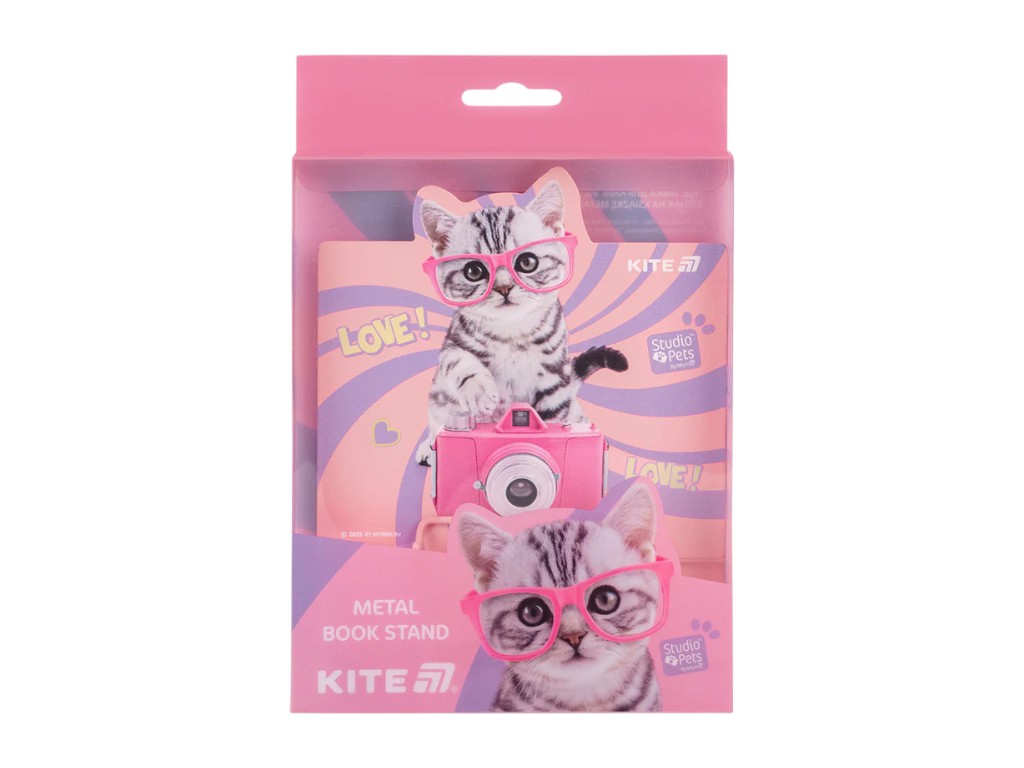 Підставка для книг регульована Studio Pets металева, Kite
