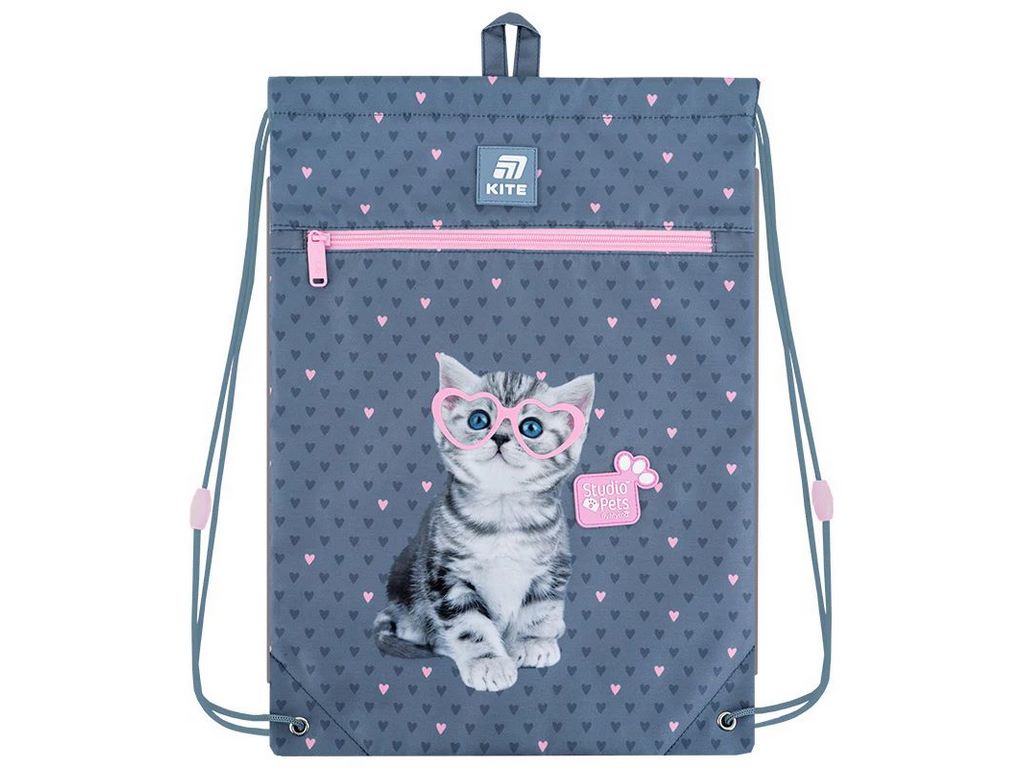 Сумка для обуви с карманом Studio Pets SP25-601M-1, 46x33 см, на шнурках, Kite