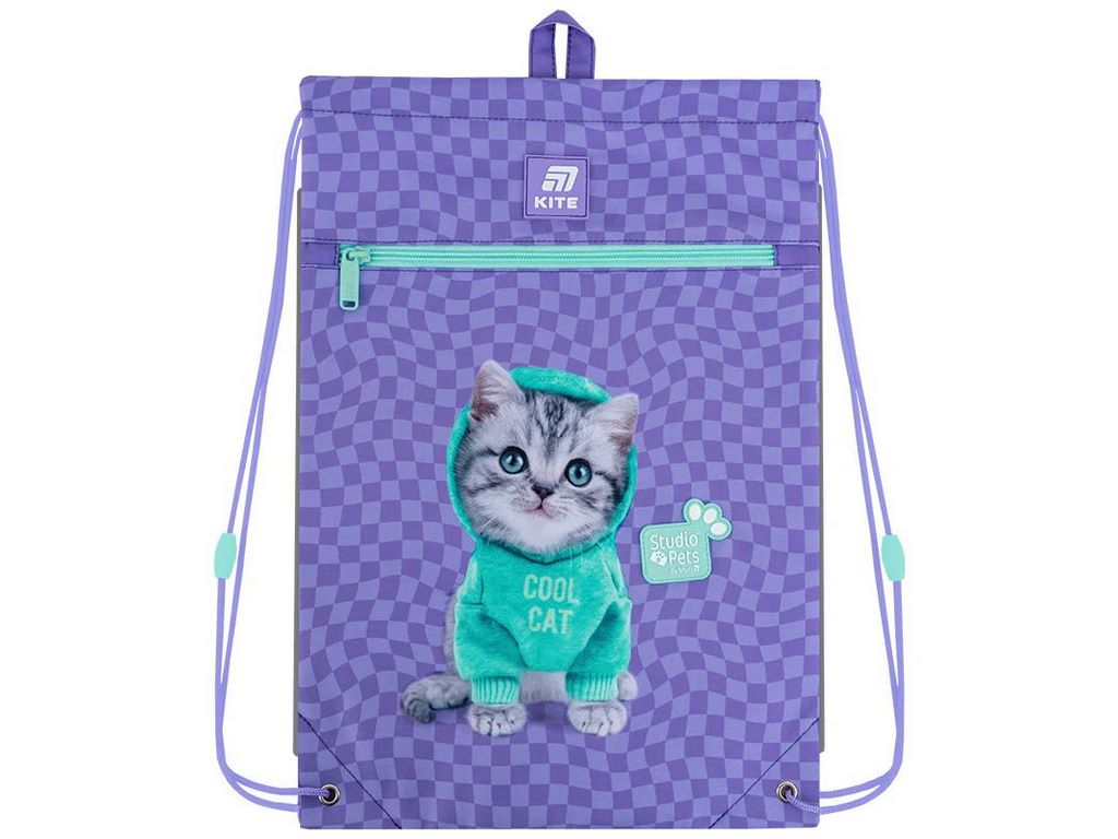 Сумка для обуви с карманом Studio Pets SP25-601M-2, 46x33 см, на шнурках, Kite