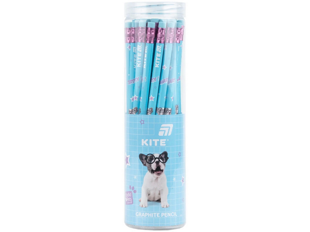Олівець графітний з гумкою Kite Studio Pets SP26-056