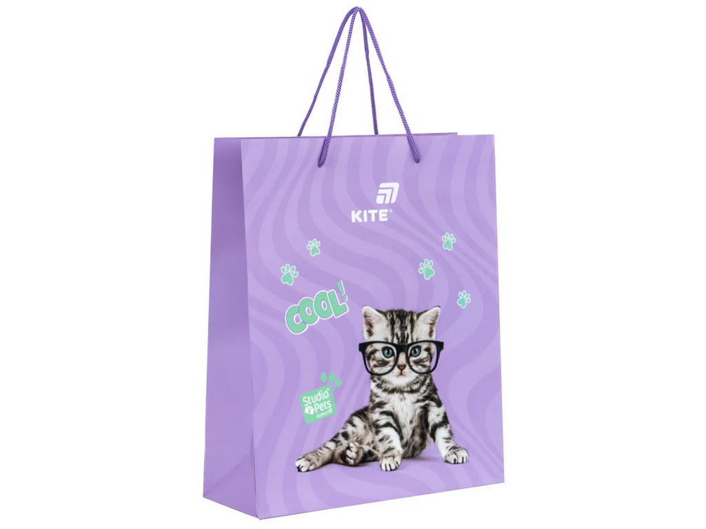 Пакет паперовий подарунковий Kite Studio Pets SP26-266, 26×32 см