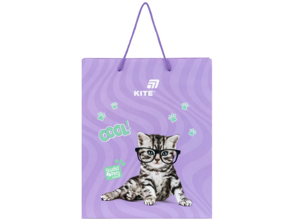 Пакет паперовий подарунковий Kite Studio Pets SP26-266, 26×32 см