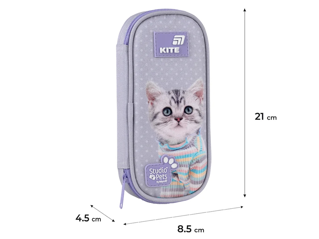 Пенал на 1 відділення Kite Studio Pets SP26-662