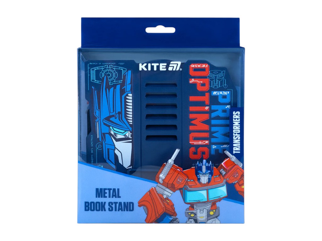 Підставка для книг регульована Transformers металева, Kite