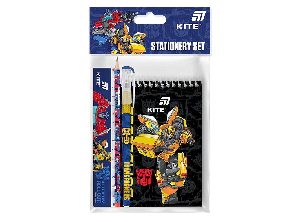 Набір канцтоварів Transformers, 4 предмети, Kite