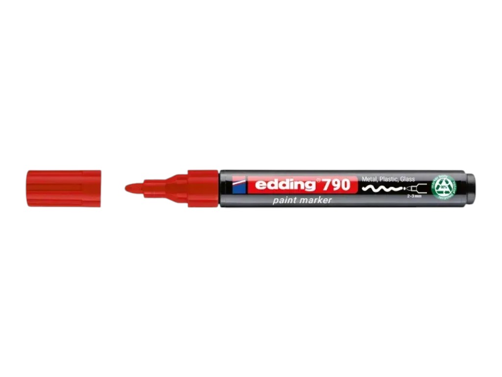 Маркер Edding Paint круглый красный 2-3 мм, e-790/02n
