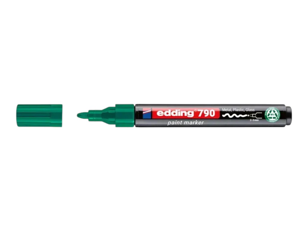 Маркер Edding Paint круглый зеленый 2-3 мм, e-790/04n