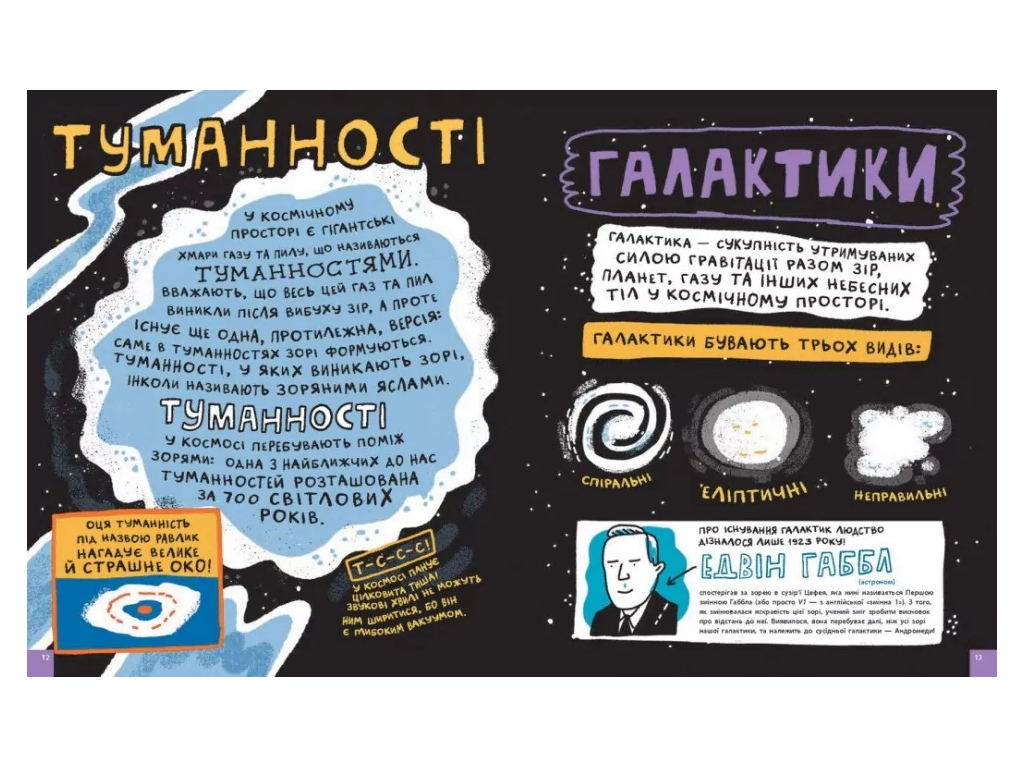 Книга "Дещо потрясне про космос та інші галактичні штуки!", Ранок