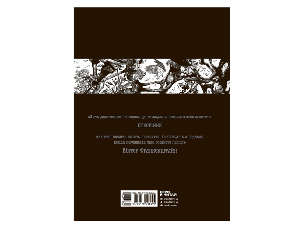 Графічний роман, "Франкенштайн", 16+, Ж. Бесс, М. Шеллі, Readberry