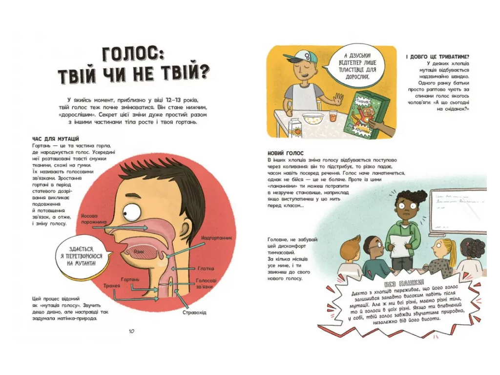 Мое тело, Без паники, ты просто взрослеешь! Путеводитель для ребят, Ранок N1625003У
